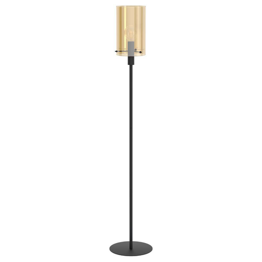 Polverara golvlampa (Svart)