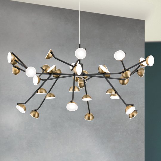 LED-hänglampa Blossom, 36 lampor