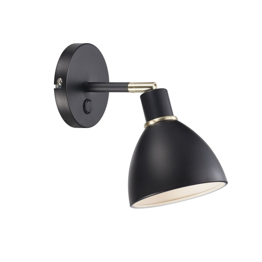 Ray vägglampa (Svart)