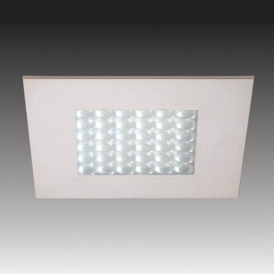 Q 68-LED inbyggnadslampa i rostfri look