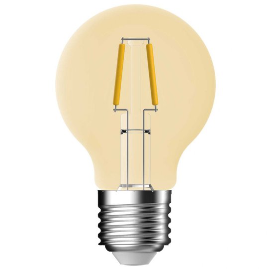 E27 Klotlampa Amber LED 4,8W