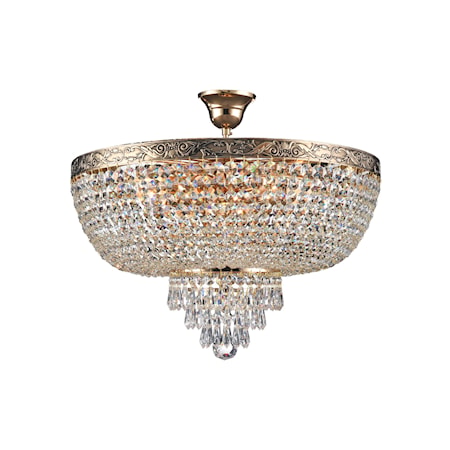 Palace Kristallkrona 50 cm Guld/Antik