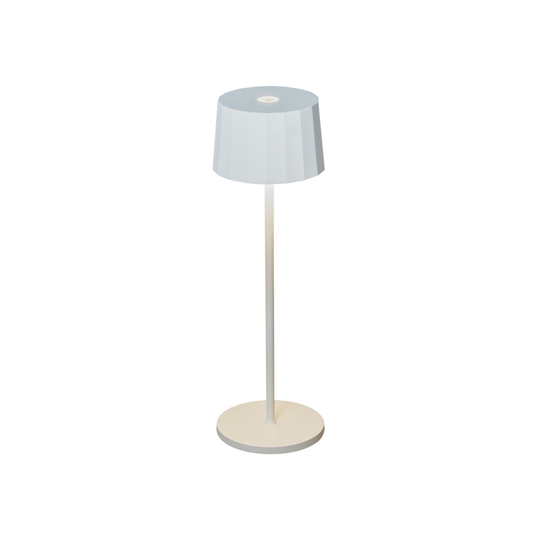 Positano bordslampa vit USB (Vit)