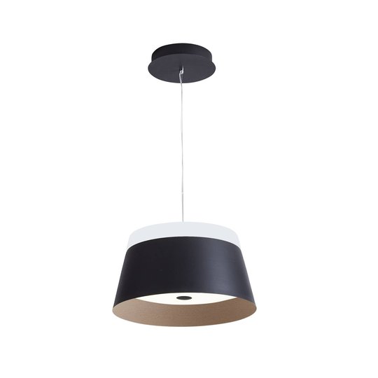 Arcchio Mitara, LED-hänglampa, svart-guld