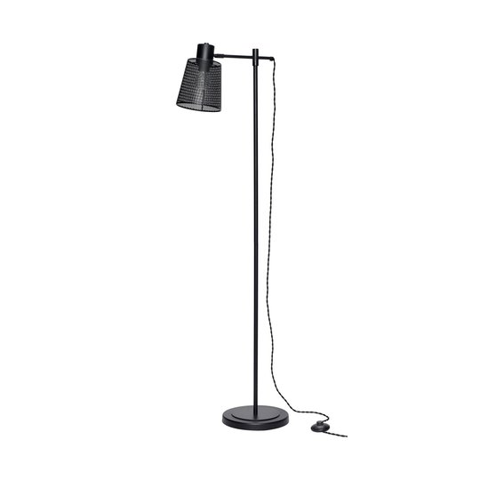 Golvlampa svart metall, Hubsch