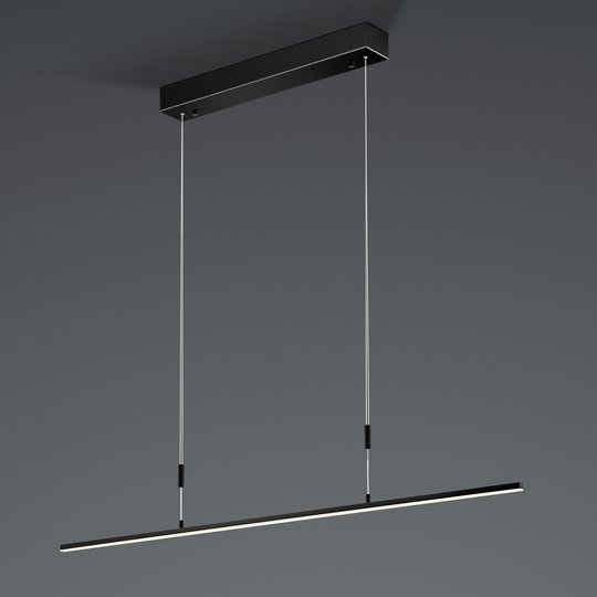 BANKAMP Slim pendel ZigBee dimbar 98 cm svart