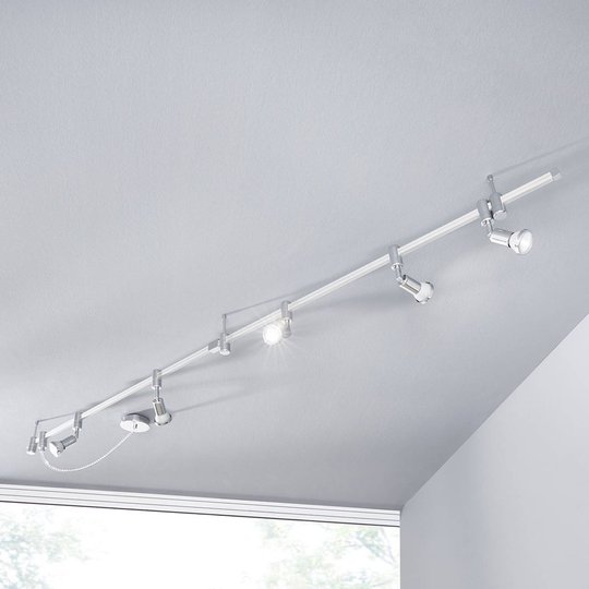Dimbar LED-skenspotlight Marwa, 5 ljuskällor