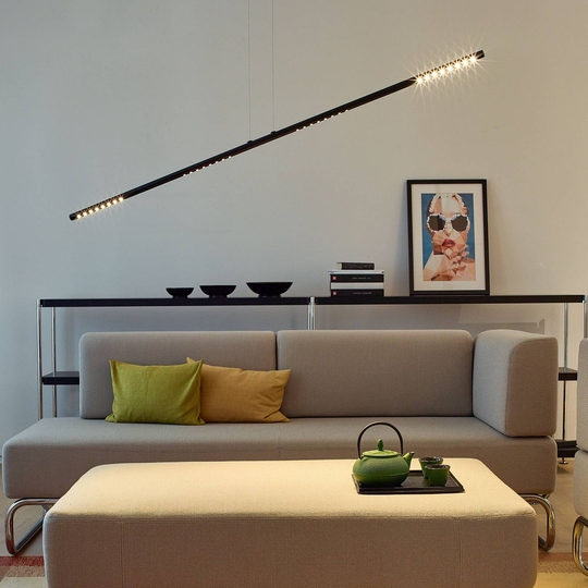 TECNOLUMEN LUM 195 LED-hänglampa, svart