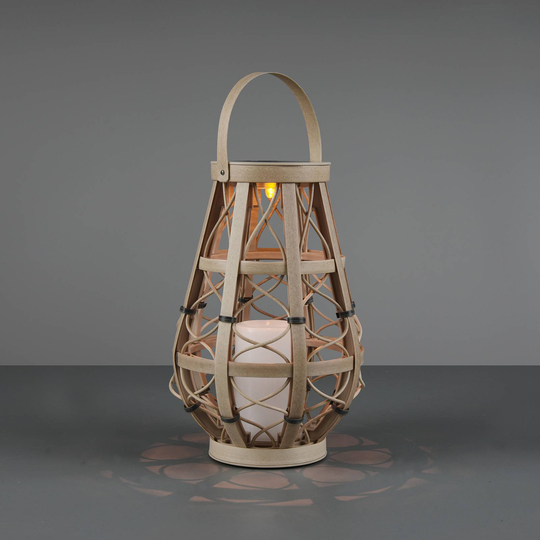 LED-bordslampa med solcell Vinto, batteri, 27 cm