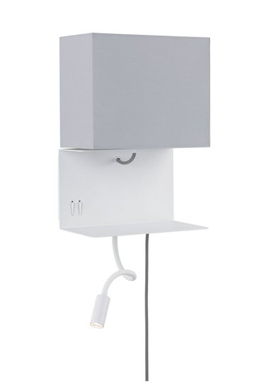 Merani Shelf + USB (Vit)