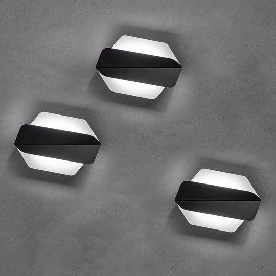 Prandina Dolomite W1 LED 3-pack 2 700 K svart/vit