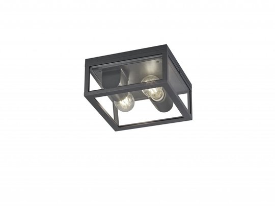 Garonne ceiling lamp zinc 2 x E27 (Antracitgrå)