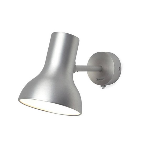 Anglepoise Typ 75 Mini Metallic vägglampa, silver
