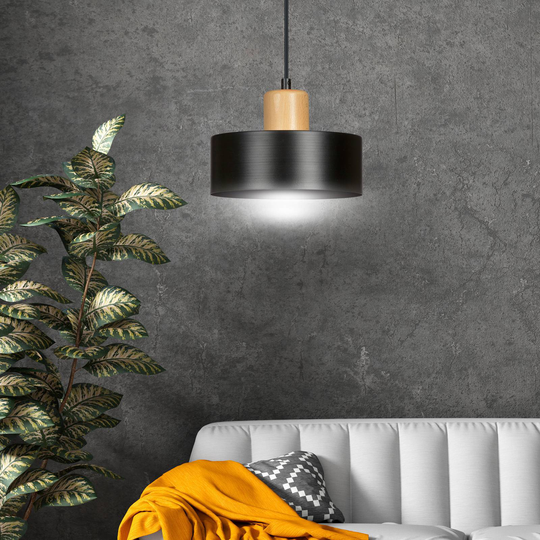 Pendellampa Tako, 1 lampa, svart
