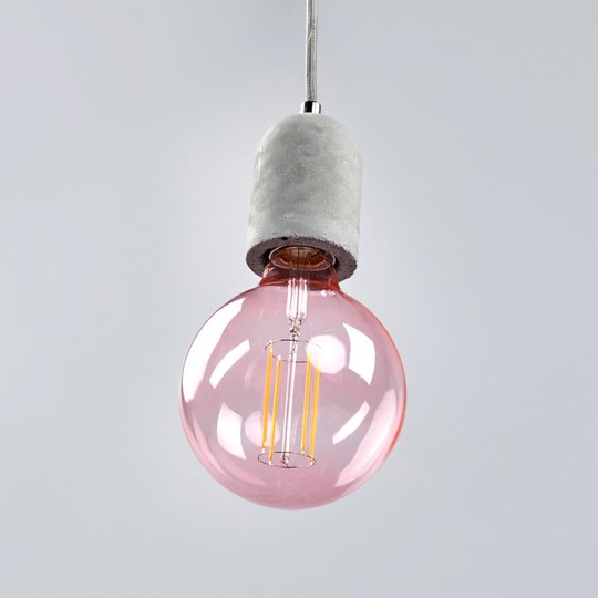 Effektfull LED-taklampa Concrete