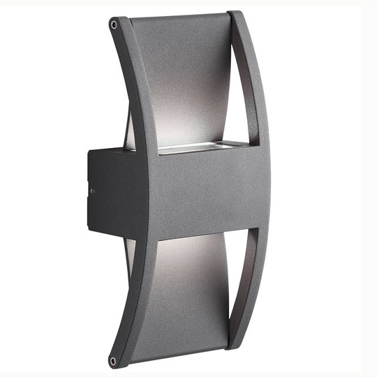 AEG Elroy LED-utomhusvägglampa i aluminium