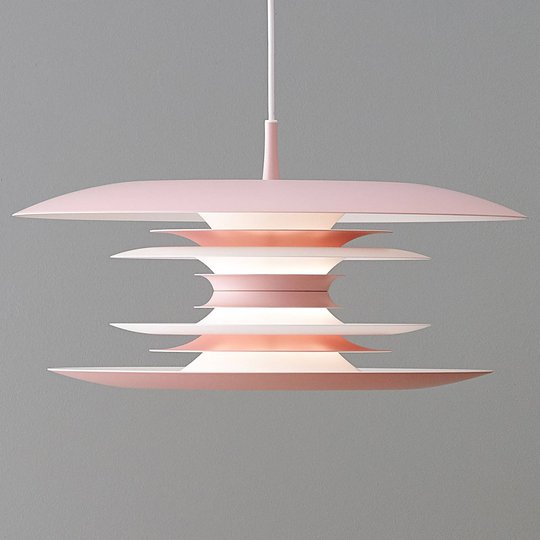 LED-pendellampa Diablo Ø 40 cm ljusrosa