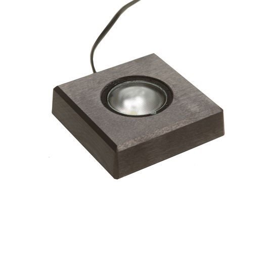 Ljusplatta 13x13cm LED (Svart)