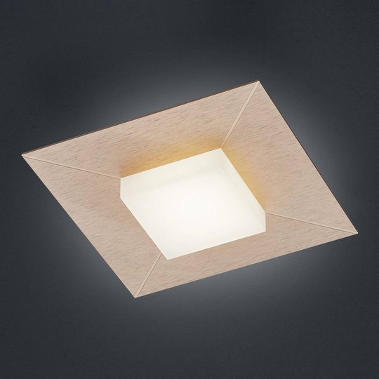 BANKAMP Diamond taklampa 17 x 17 cm, roséguld