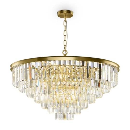 Revero kristall 80cm (Mässing/guld)