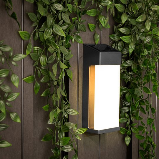 LED-solcellsvägglampa OSL-50009, IP44