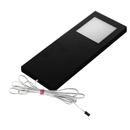 Bänklampa LED Slim-Pad F 3 000 K svart