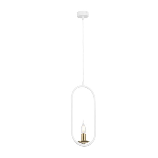 Pendellampa Candle, 1 lampa vit