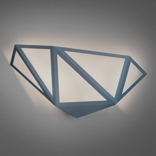 LED-vägglampa Starlight grå