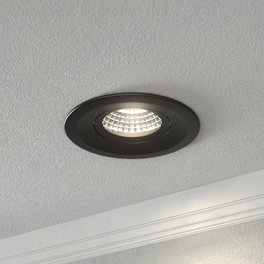 Arcchio Fortio LED-lampa 3 000K 50° svart