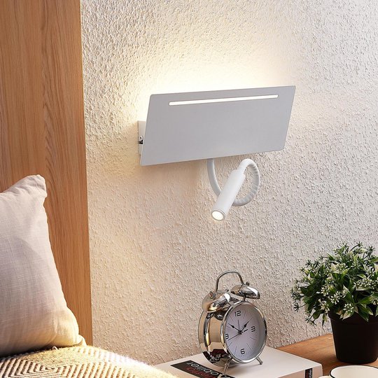 Arcchio Poyras LED-vägglampa med läslampa