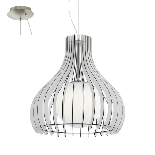 Tindori taklampa 50cm (Vit)
