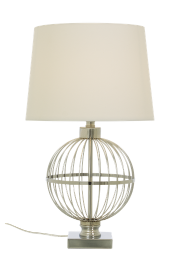 Monaco bordlampa (Förkromad/blank)