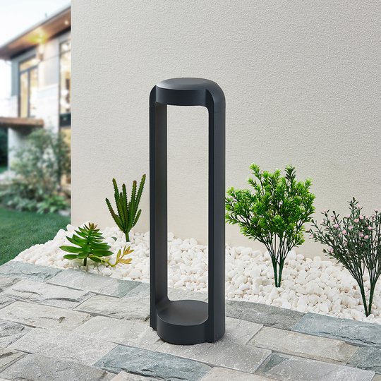 Lucande Habsa LED-sockellampa, höjd 50 cm