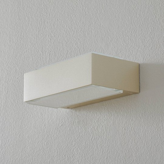 BEGA 12277 LED-vägglampa 3 000 K 20 cm palladium