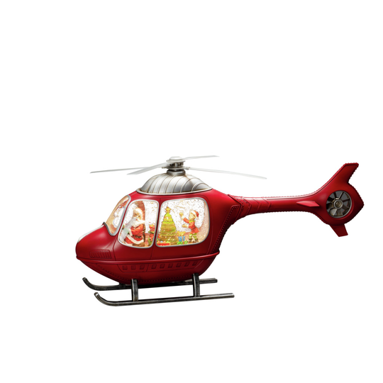 Vattenfylld lykta helikopter (Röd)