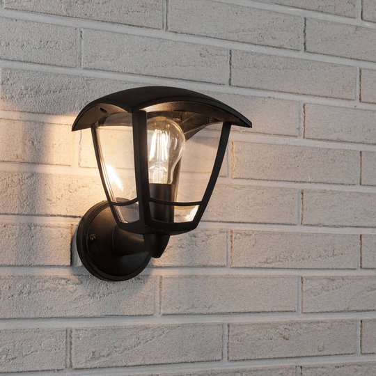 Paulmann Classic curved utomhusvägglampa up