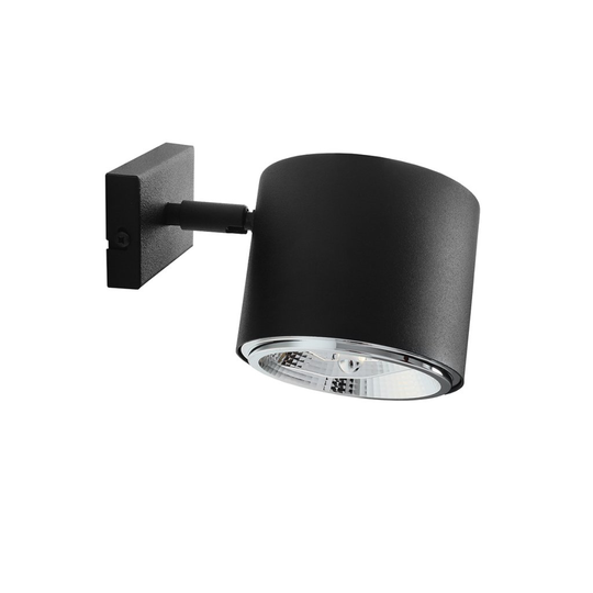 Bot vägglampa (Svart)