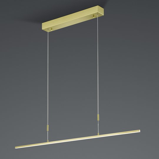 BANKAMP Slim pendel ZigBee dimbar 98 cm mässing