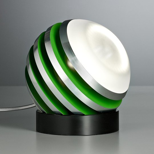 Grön, originell LED-bordslampa BULO