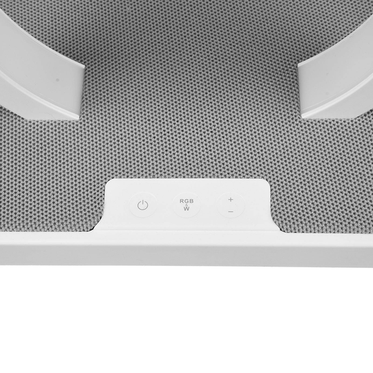 LED-bordslampa Beat med batteri, RGBW, matt vit