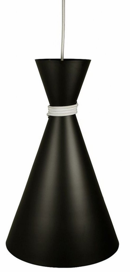 Taklampa 30cm (Svart)