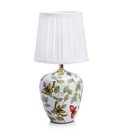 Mansion Bordslampa Små Mönster/Vit