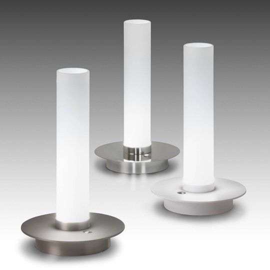 LED-bordslampa Sally, krom