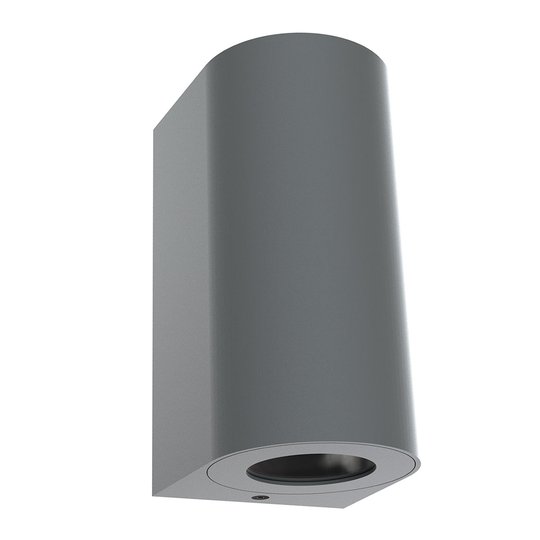 Utomhusvägglampa Canto Maxi 2, grå