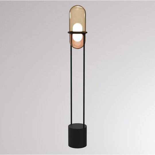 LOUM Pille LED-golvlampa champagne/koppar