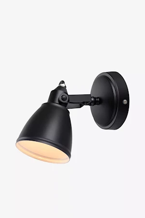 Fjällbacka Vägglampa 1 IP44 Svart