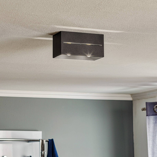 Taklampa Top Maxi av aluminium, svart