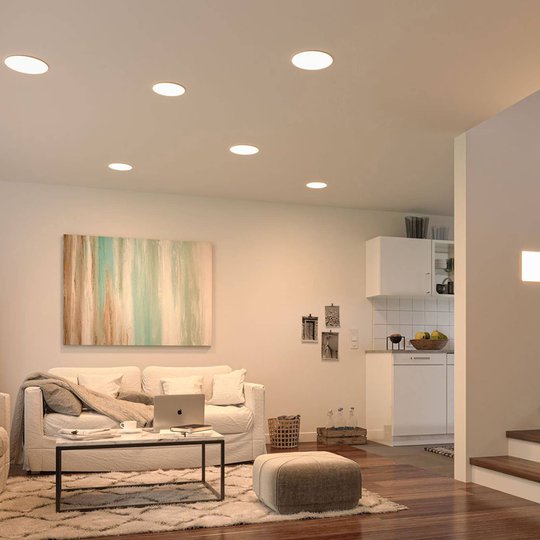 Paulmann LED-panel Veluna 830 kantig 3Stepdim 19cm
