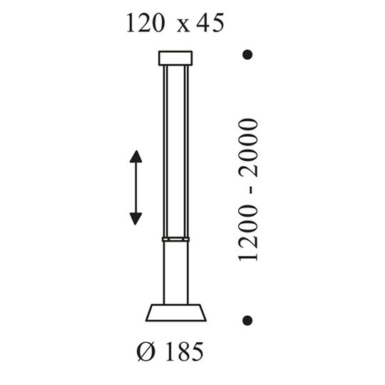 OLIGO Glance LED-pendellampa, 1 lampa svart