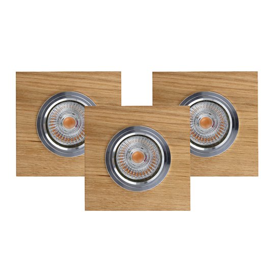 LED-takinbyggnadslampa Vitar, oljad ek 3-pack
